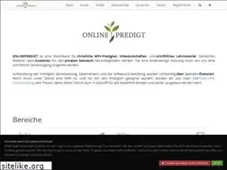 Sites similar to online-predigt.de