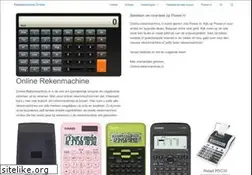 Sites similar to online-rekenmachine.nl