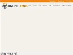 Sites similar to online-tesis.com