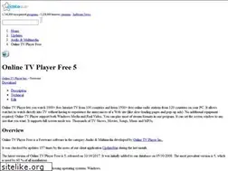 Sites similar to online-tv-player.updatestar.com