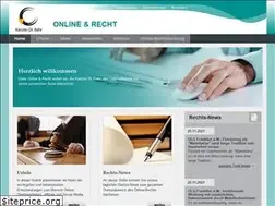 Sites similar to online-und-recht.de