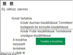 Sites similar to online.auchan.hu