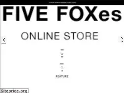Sites similar to online.fivefoxes.co.jp