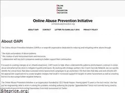 Sites similar to onlineabuseprevention.org