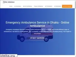 Sites similar to onlineambulancebd.com