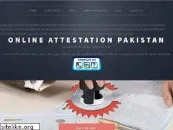 Sites similar to onlineattestationpakistan.com