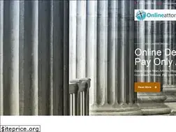 Sites similar to onlineattorney.org