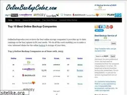 Sites similar to onlinebackupcodes.com