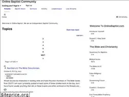 Sites similar to onlinebaptist.com