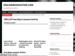 Sites similar to onlinebassguitar.com