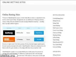 Sites similar to onlinebettingsites.org.uk