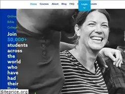 Sites similar to onlinebiblecollege.com