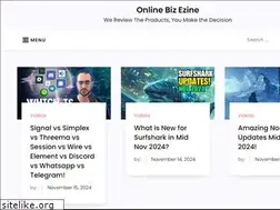 Sites similar to onlinebizezine.com