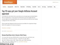 Sites similar to onlineblogger.net