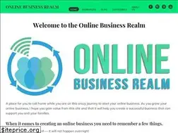 Sites similar to onlinebusinessrealm.com