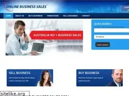 Sites similar to onlinebusinesssales.com.au