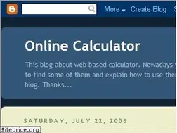 Sites similar to onlinecalculator.blogspot.gr