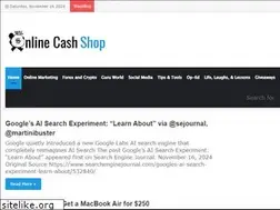 Sites similar to onlinecashshop.com