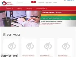 Sites similar to onlinecertidoes.com.br