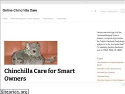 Sites similar to onlinechinchillacare.com