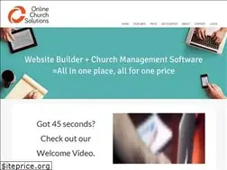 Sites similar to onlinechurchsolutions.com