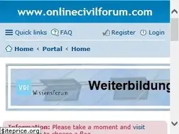 Sites similar to onlinecivilforum.com