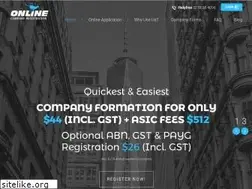Sites similar to onlinecompanyregistration.com.au