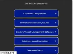 Sites similar to onlineconcealed.com