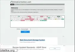 Sites similar to onlinecorrection.com
