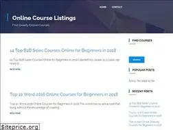 Sites similar to onlinecourselistings.com