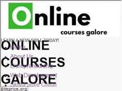 Sites similar to onlinecoursesgalore.com