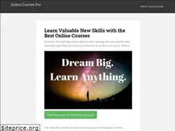 Sites similar to onlinecoursespro.com