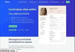 Sites similar to onlinecv.es