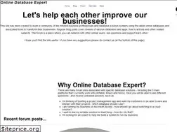 Sites similar to onlinedatabase.expert