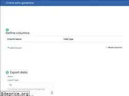 Sites similar to onlinedatagenerator.com