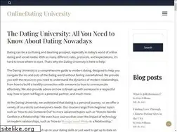 Sites similar to onlinedatinguniversity.org