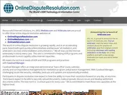 Sites similar to onlinedisputeresolution.com