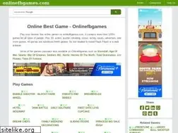 Sites similar to onlinefbgames.com