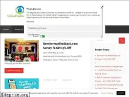 Sites similar to onlinefeedbackz.live