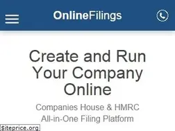 Sites similar to onlinefilings.co.uk
