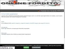 Sites similar to onlinefordito.micom.hu