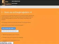 Sites similar to onlinegaragedeur.nl