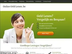 Sites similar to onlinegeldlenen.be
