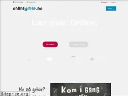 Sites similar to onlinegitar.no