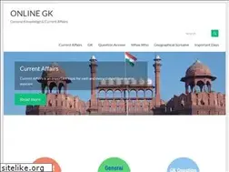 Sites similar to onlinegk.in