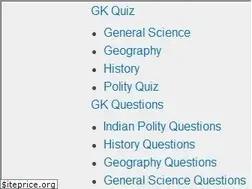 Sites similar to onlinegktest.in