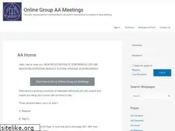 Sites similar to onlinegroupaa.org