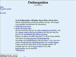 Sites similar to onlineguiden.se