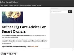 Sites similar to onlineguineapigcare.com