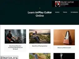 Sites similar to onlineguitarlessons.co.uk